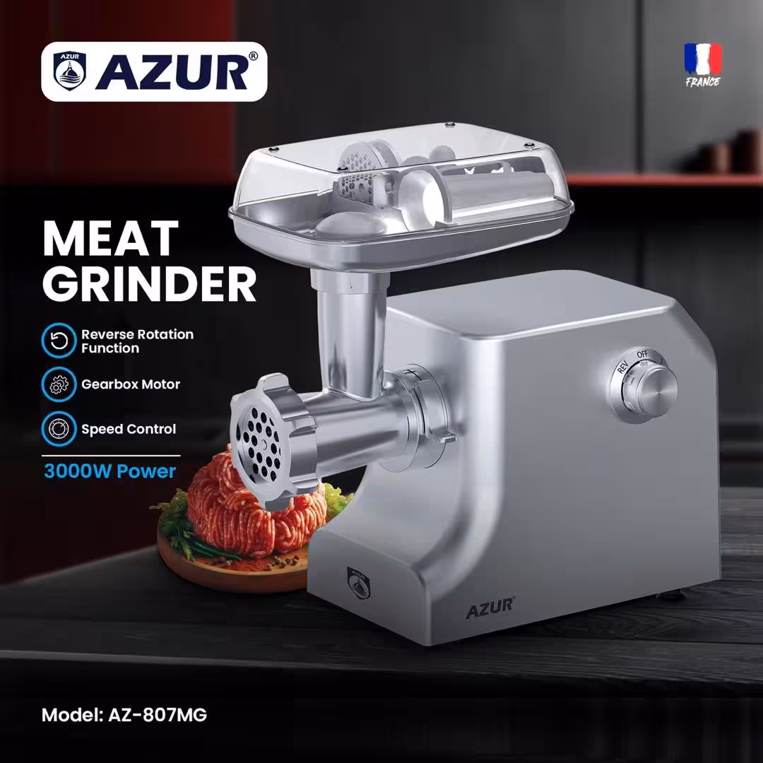 چرخ گوشت 3000 وات آزور مدل AZ-807
