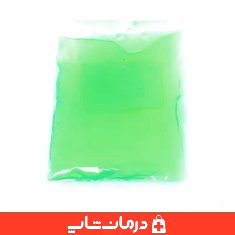 خرید پک سرد و گرم 13x9 کمپرس سرد و گرم ژله ای شفاف سبز رنگ