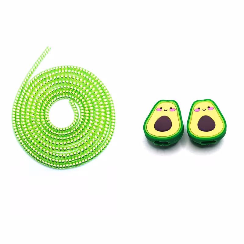 محافظ کابل شارژ و هندزفری مدل Avocado77 بسته سه عددی