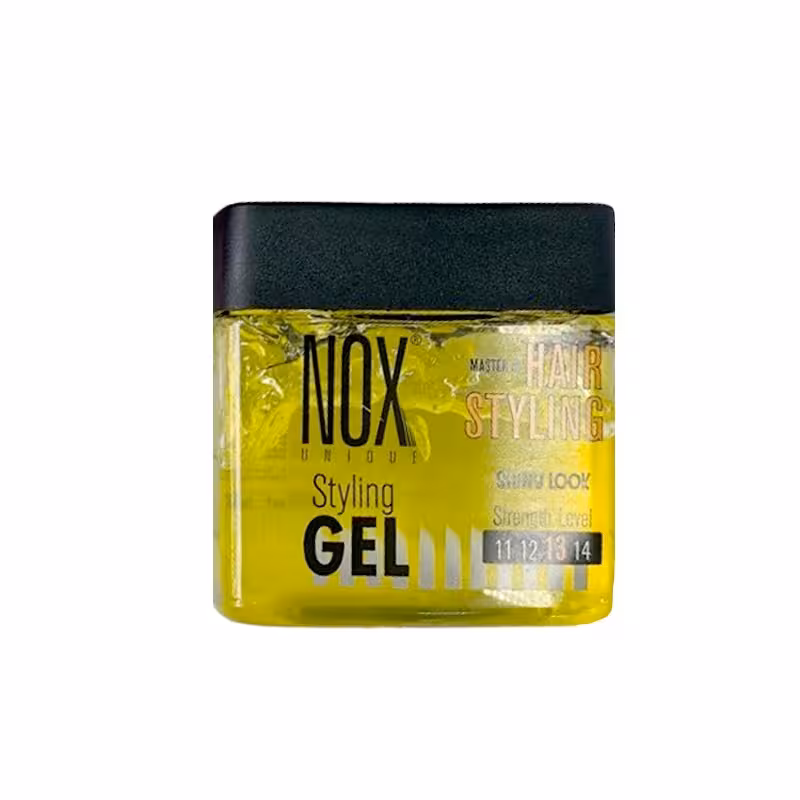 ژل مو کاسه‌ای شماره 13 مدل STYLING (زرد) نوکس 350 میل