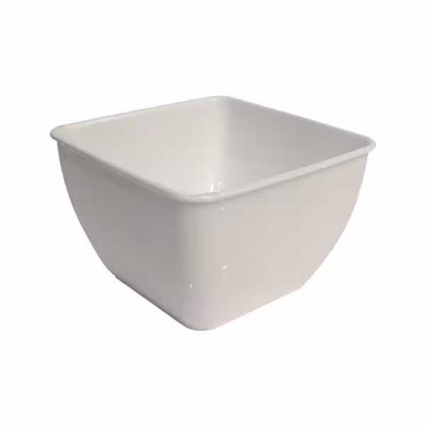 کاسه یکبارمصرف لوکس 200 کوشا سفید بسته 25 عددی