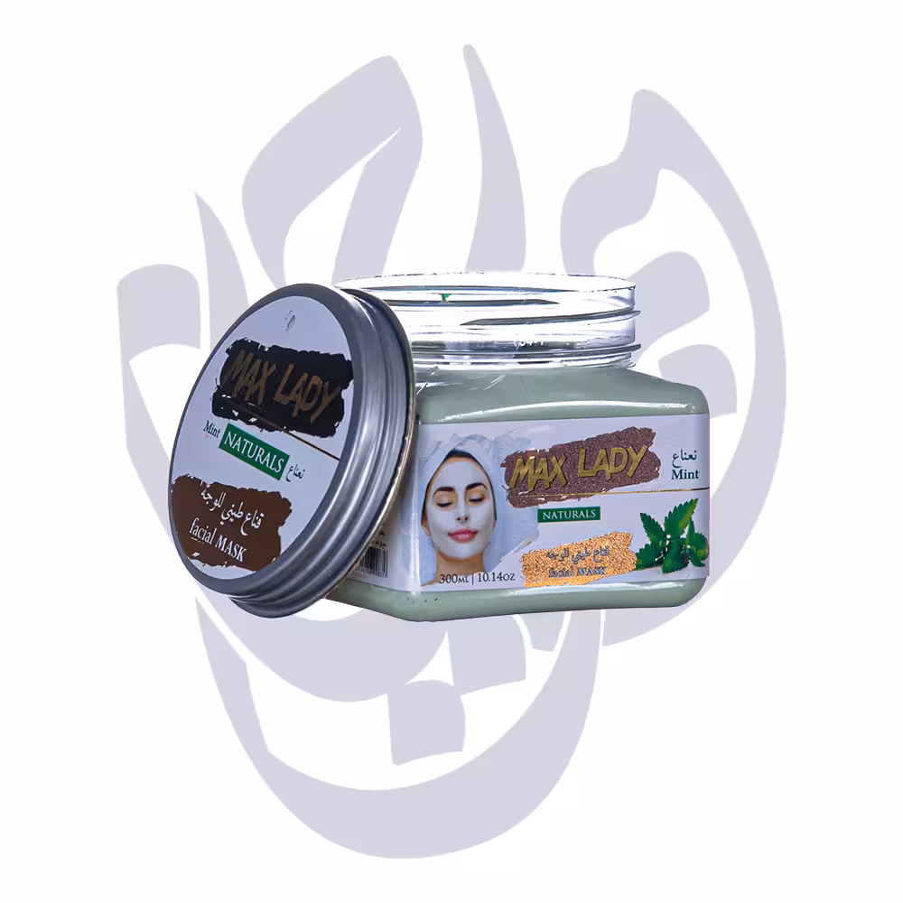 ماسک گچی(خاک رس)نعناع مکس لیدی 300 میلی MAX LADY Mint Clay Mask