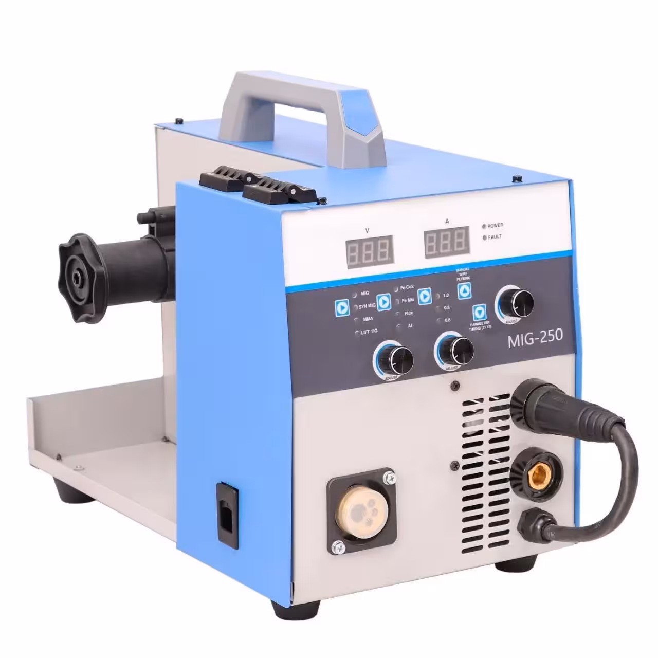 دستگاه جوش 250 آمپر CO2 قرقره بزرگ چهار کاره هوولد مدل MIG 250