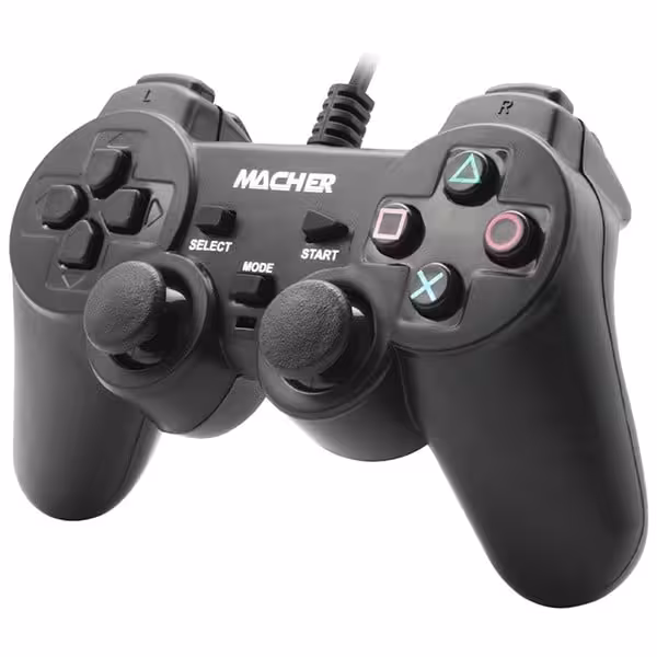 دسته بازی پلی استیشن 2 مچر مدل MACHER MR-P54