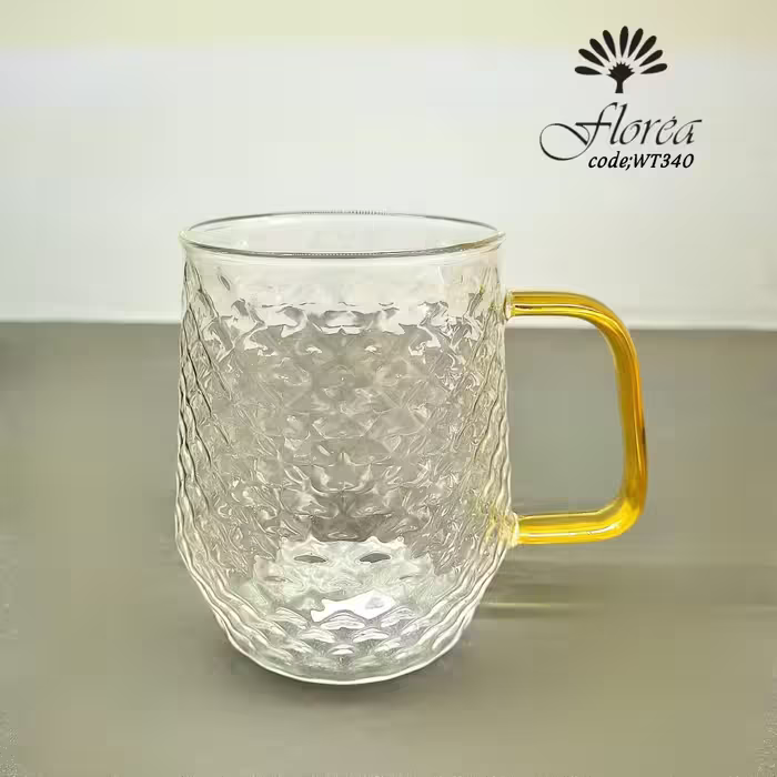 لیوان پیرکس 450 میل کد WT340 فلورا