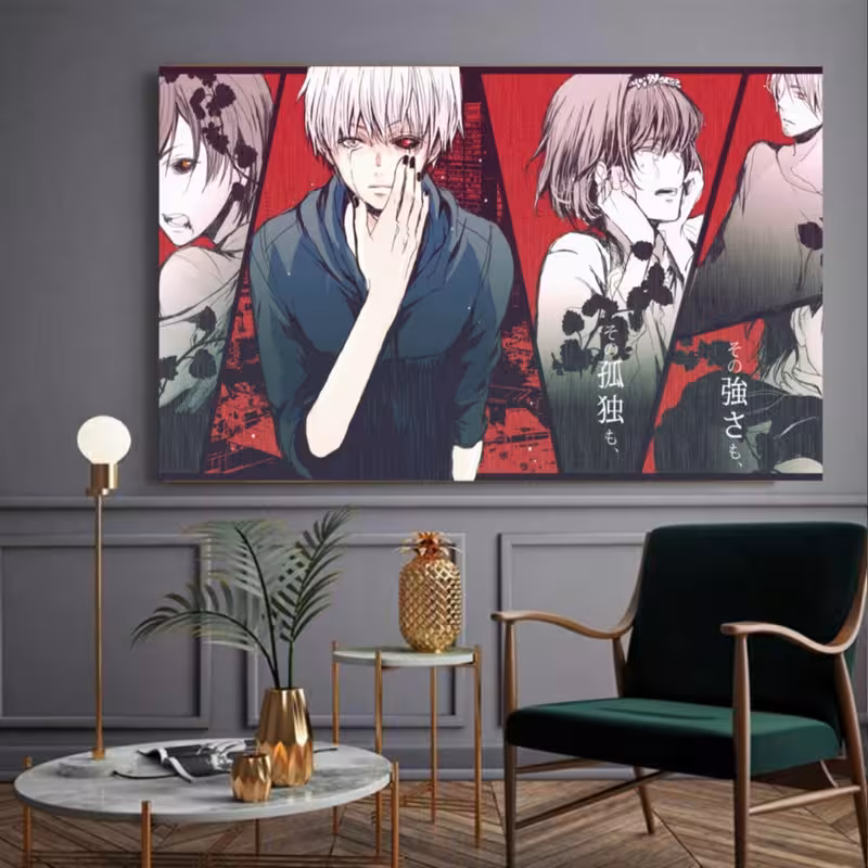 تابلو شاسی طرح انیمه Tokyo choulمدل SDT106 | دنیای قاب