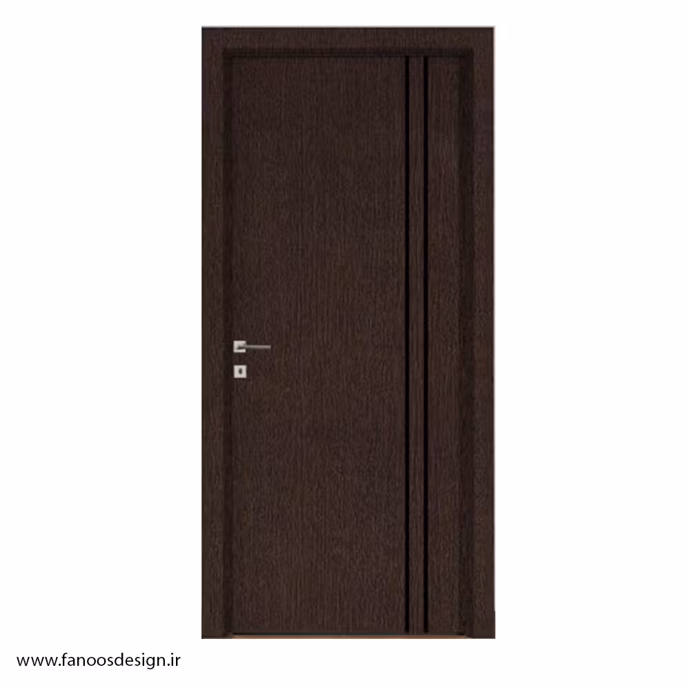 درب پلی‌وود رنگ قهوه‌ای برای دفتر کار کد 4620