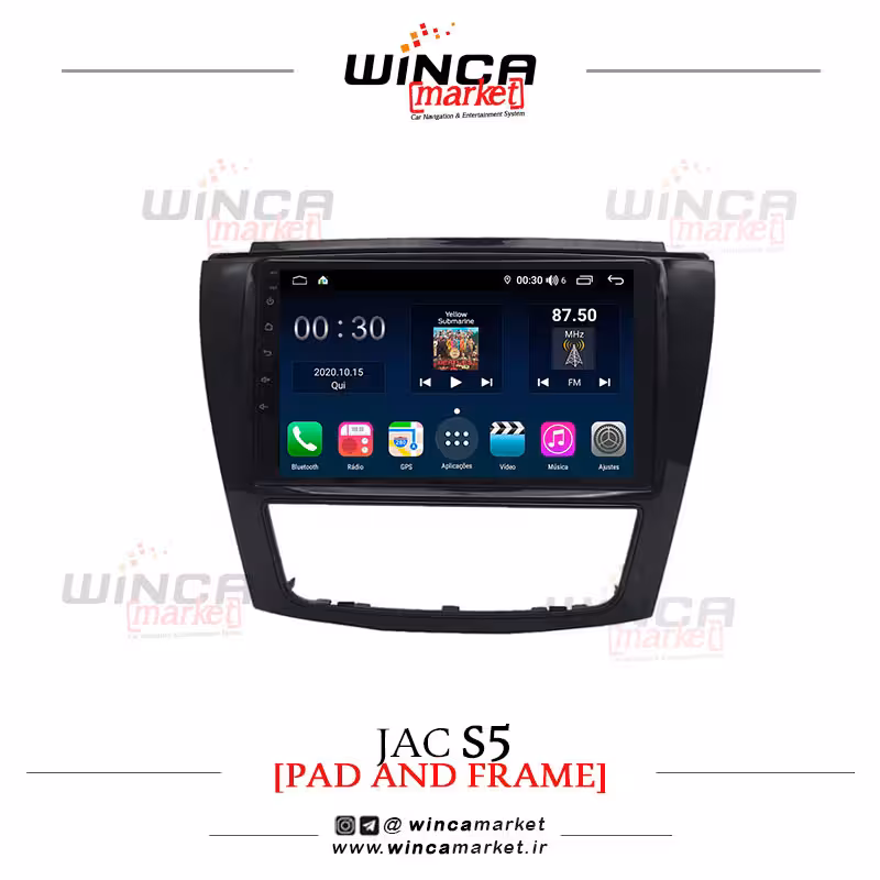 مانیتور اندروید جک اس S5 برند وینکا WINCA سری S500  پلاس مدل H855