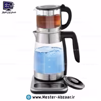 چای ساز دو طبقه 2200 وات 2.6 لیتری لمسی فلر آلمان مدل Feller Germany plus TS190N روهمی  چای ساز فلر مدل TS 190N