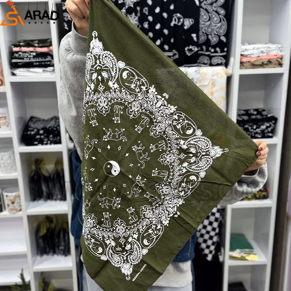 باندانا گربه سبز