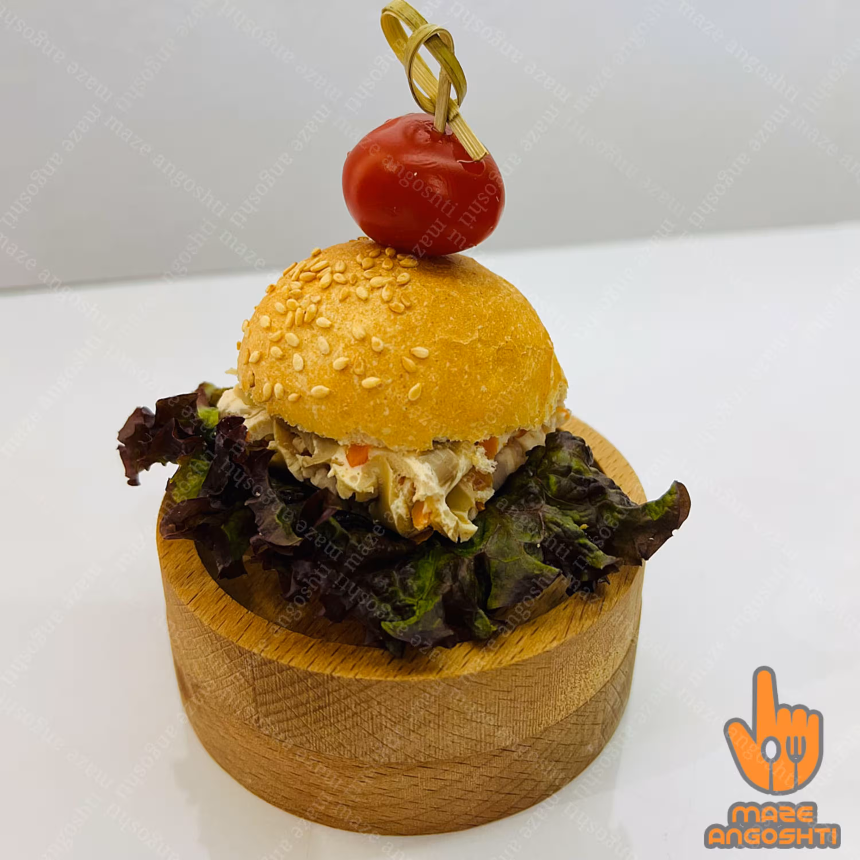 مینی ساندویچ  ژامبون7 سانتی (ارسال از 12 عدد به بالا) (ارسال به صورت پس کرایه)