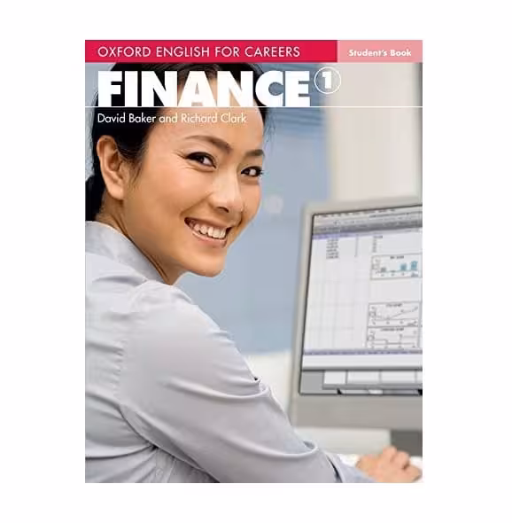 Oxford English for Careers Finance 1 آکسفورد انگلیش فور کریرز فایننس یک سیاه و سفید