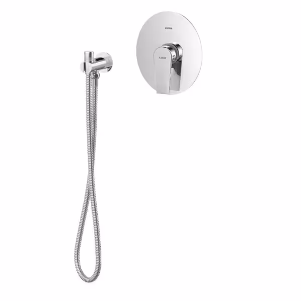 شیر توالت توکار کسری مدل فیدل تیپ کروم