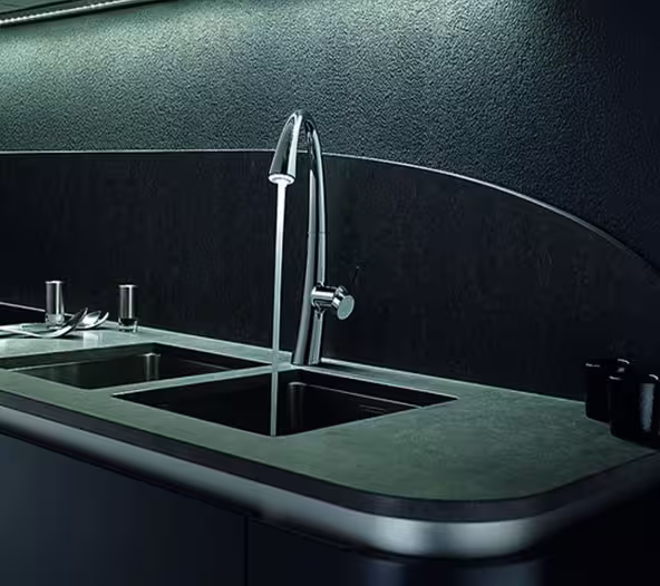 شیر شلنگدار KWC مدل زو فایبر اپتیک