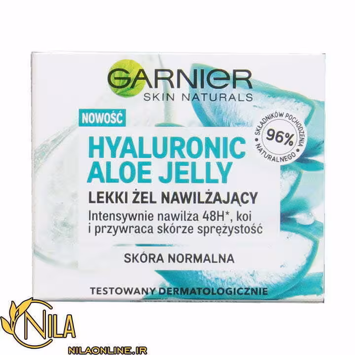 ژل آبرسان هیالورونیک گارنیر GARNIER ALOE JELLY حجم 50 میلی لیتر