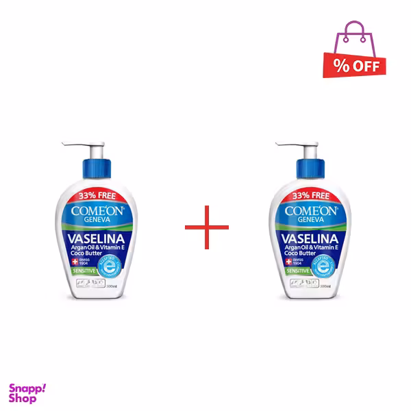 وازلین پمپی کامان (Cameon) حجم 300 میلی‌لیتر مجموعه 2 عددی