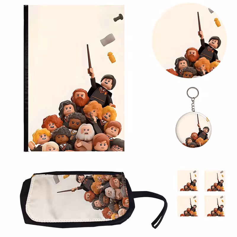 بسته لوازم تحریر مدل هری پاتر کد 1 مجموعه 8 عددی | کالا مکس