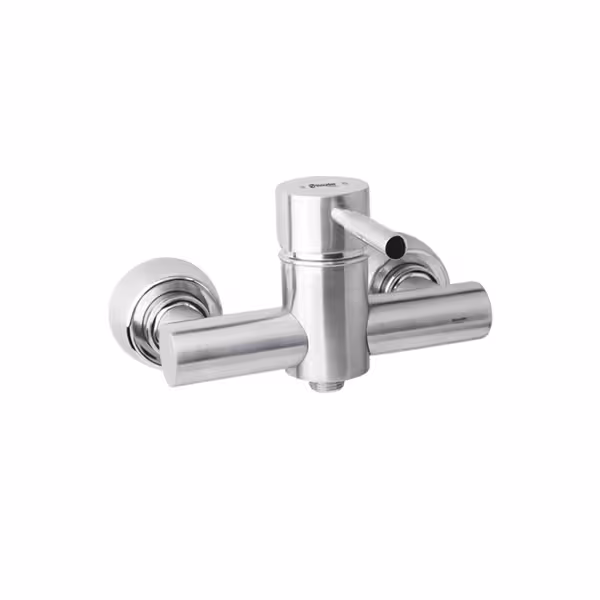 شیر توالت شودر مدل موناکو پلاس کروم مات