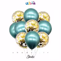 پک 10عددی سبز طلایی
