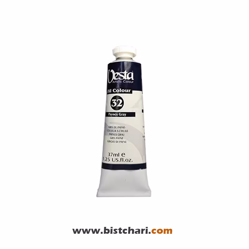 رنگ روغن رنگ Payne&#39;s gray کد 32 برند وستا Vesta