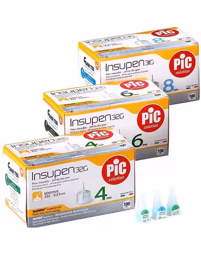 سر سوزن تزریق انسولین Pic