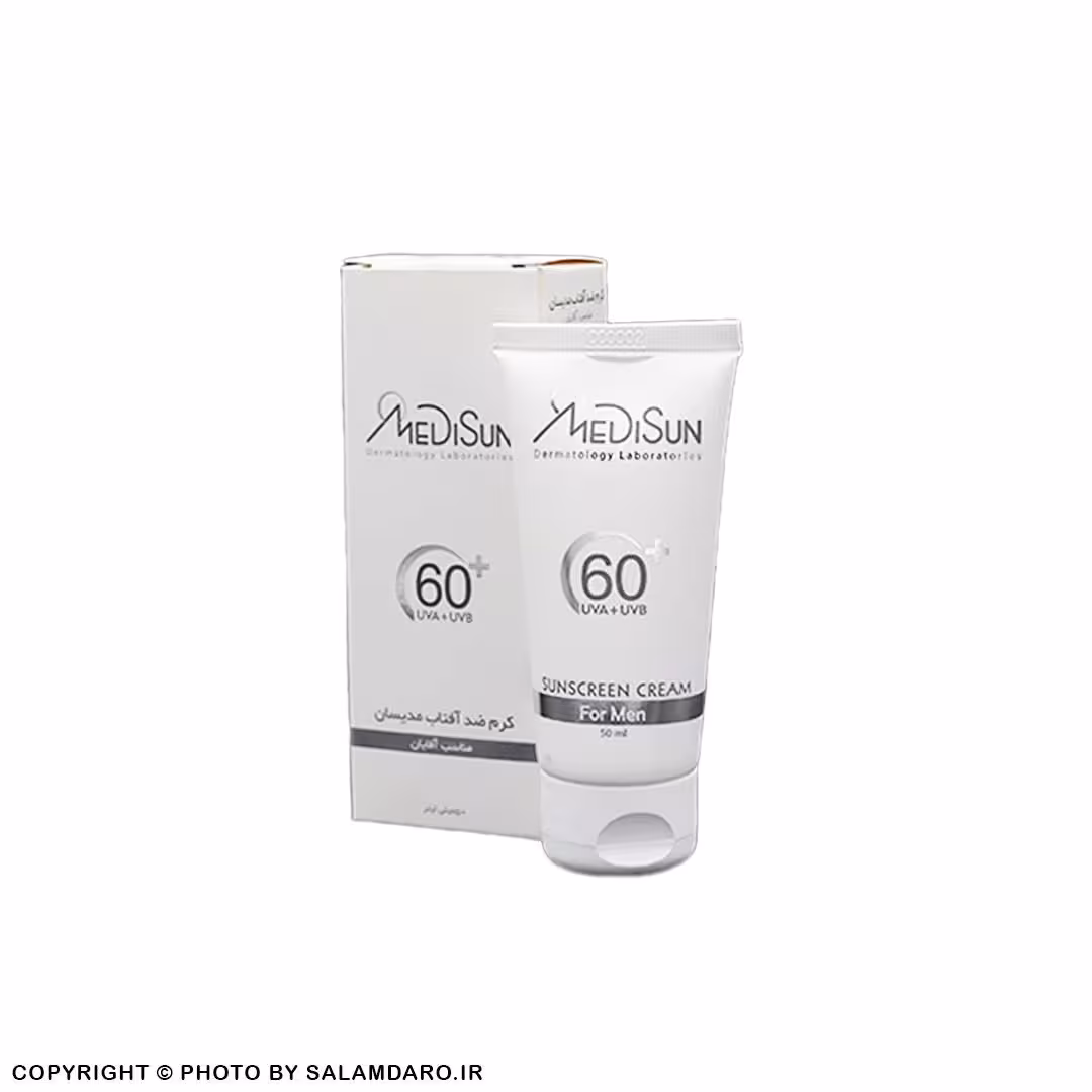 کرم ضد آفتاب مدیسان SPF 60 ویژه آقایان (50 میل)
