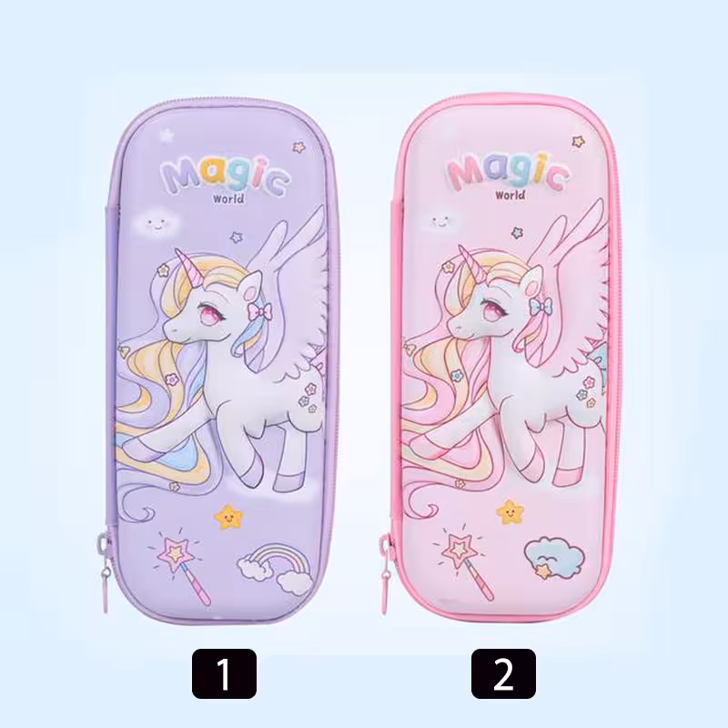 جامدادی فانتزی سه بعدی طرح یونیکورن