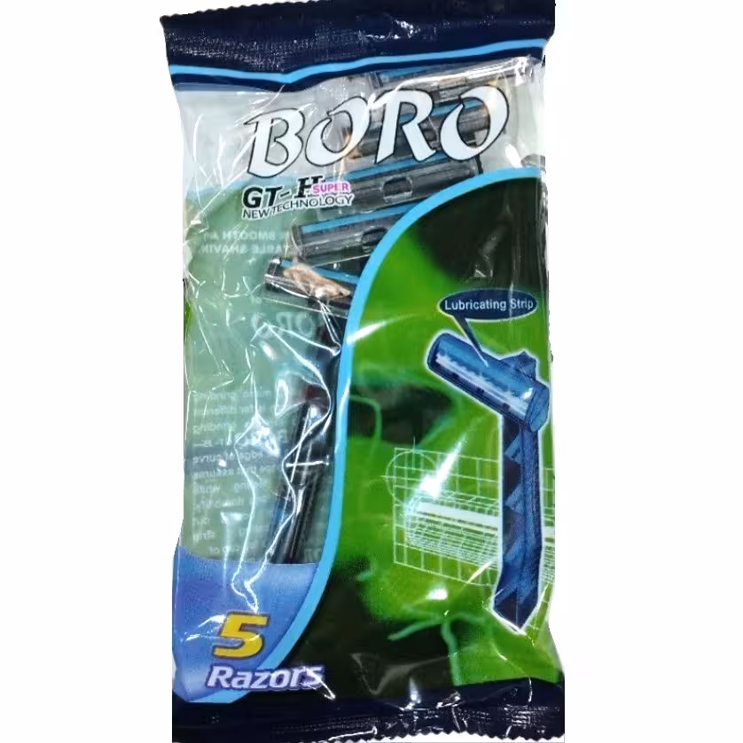 ژیلت 5 عددی صابون دار مدل BORO در خانه مدرن 