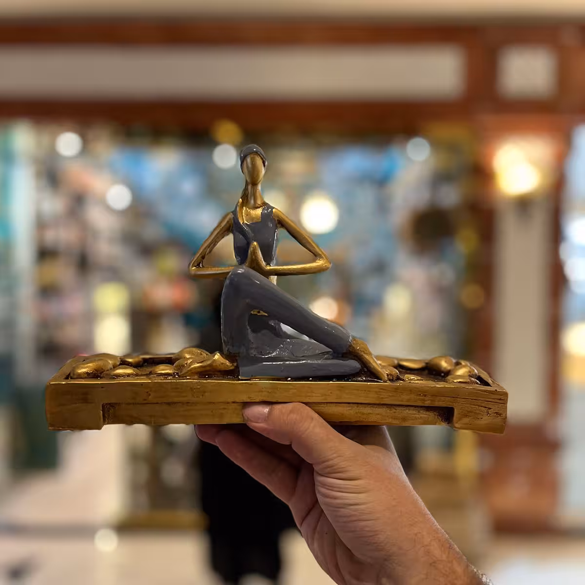 جای عود و مسجمه تزئینی طرح یوگا در سایز های مختلف 