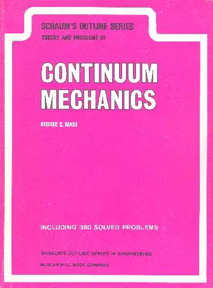 خرید و دانلود نسخه کامل کتاب Continuum Mechanics Mase
