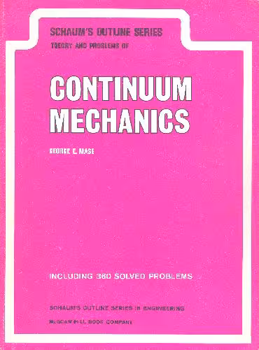 خرید و دانلود نسخه کامل کتاب Continuum Mechanics Mase
