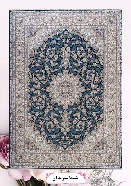 فرش ماشینی گلبرجسته 1200 شانه آکرلیک کاشان – پرداخت قسطی