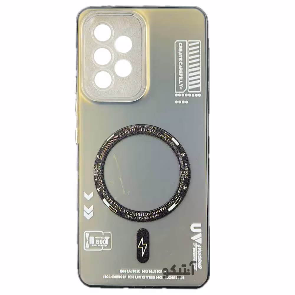 قاب گوشی A53 مدل SoCool طرح مگ سیف محافظ لنز دار-رنگ مشکی