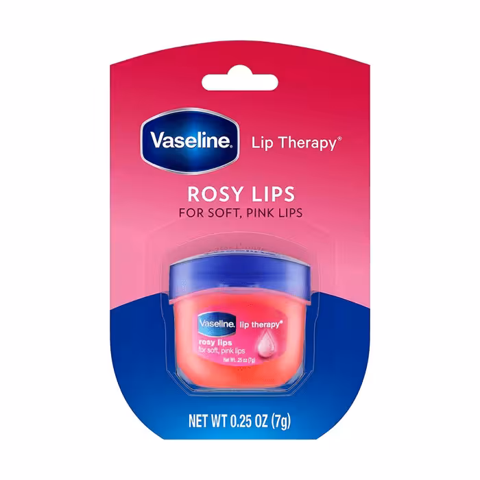 بالم لب درمانی رُزی وازلین Vaseline حجم 7 گرم