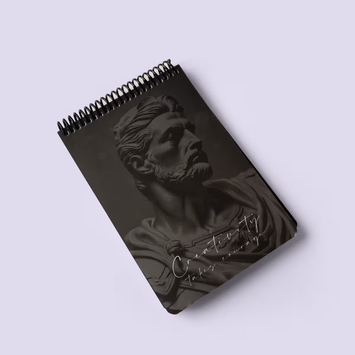 دفتر طراحی آ5 سیم از بالا سری Roman دات نوت (dotnote)