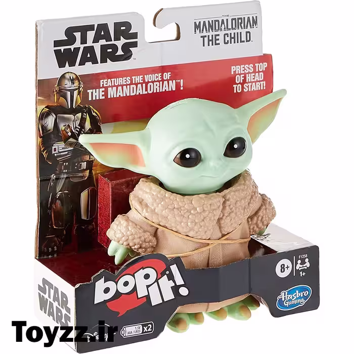 اکشن فیگور اصلی هاسبرو طرح بی بی یودا مدل The Mandalorian Child BOP IT کد F1258