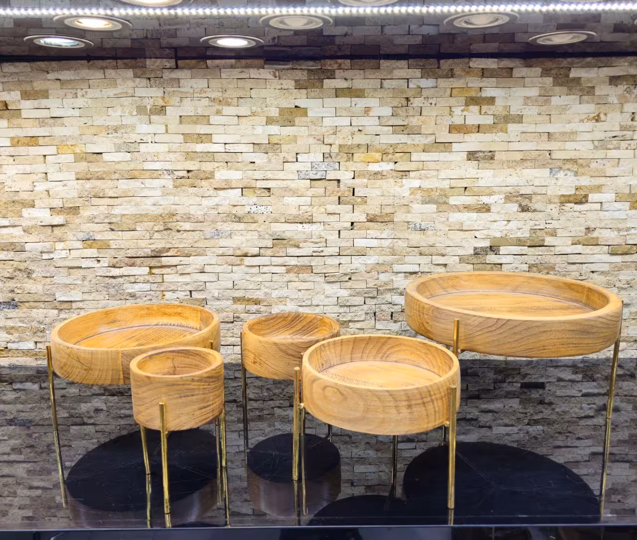 سرویس پذیرایی 5 پارچه چوب راش