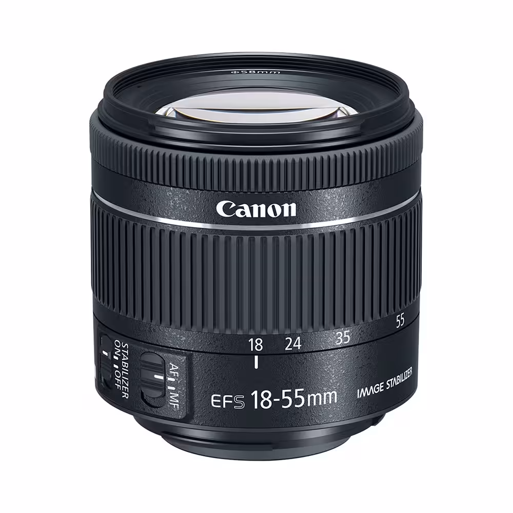 لنز دوربین عکاسی Canon EF-S 18-55mm f4-5.6 IS STM