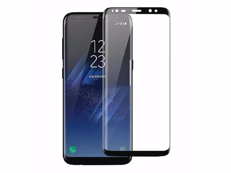 محافظ صفحه نمایش شیشه ای تمام چسب سامسونگ RG Full Glass Samsung Galaxy S8/S9