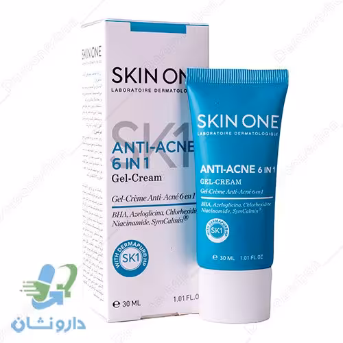 ژل کرم ضد جوش 6 در 1 اسکین وان