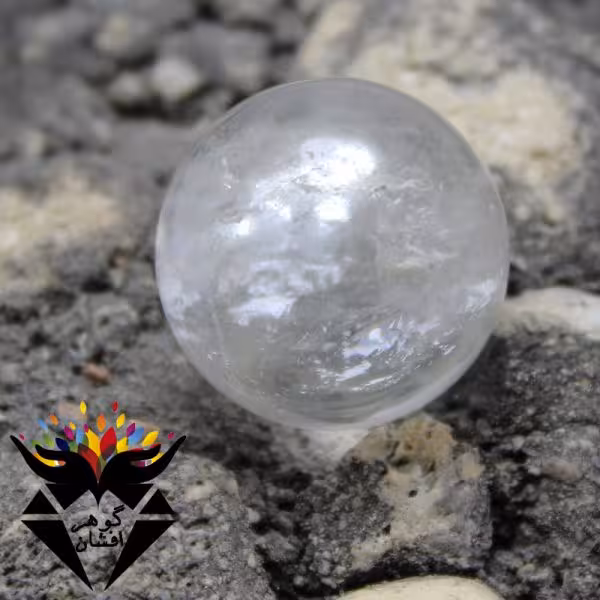 گوی سنگی کریستال کوارتز اصل کوچک کد H_1047