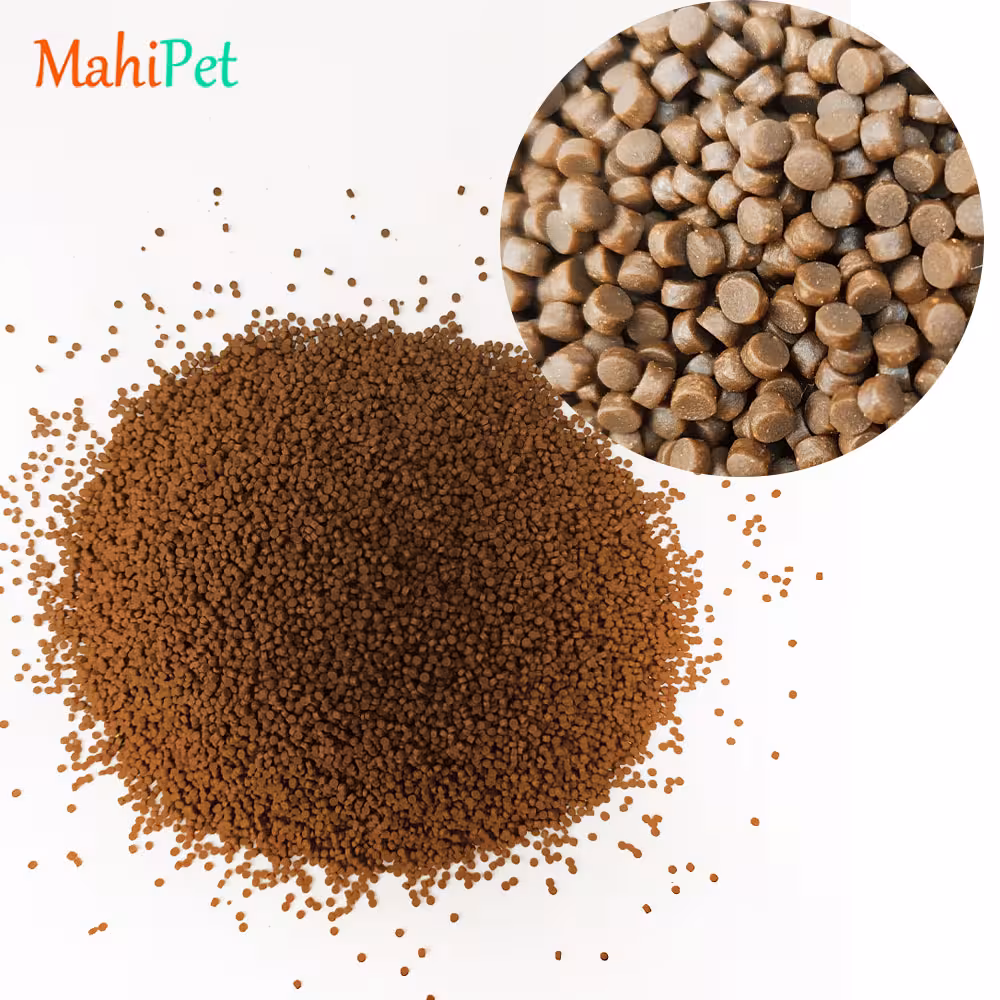 غذای پایه ماهیان اکسترود Extruded سایز 3 میلی متر (500 گرمی)