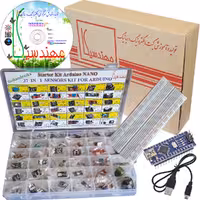 دانلود فایل آموزشی استارتر کیت، سرگرمی آردوینو نانو با 37 سنسور مدل  STK0021 مهندسیکا (رایگان)