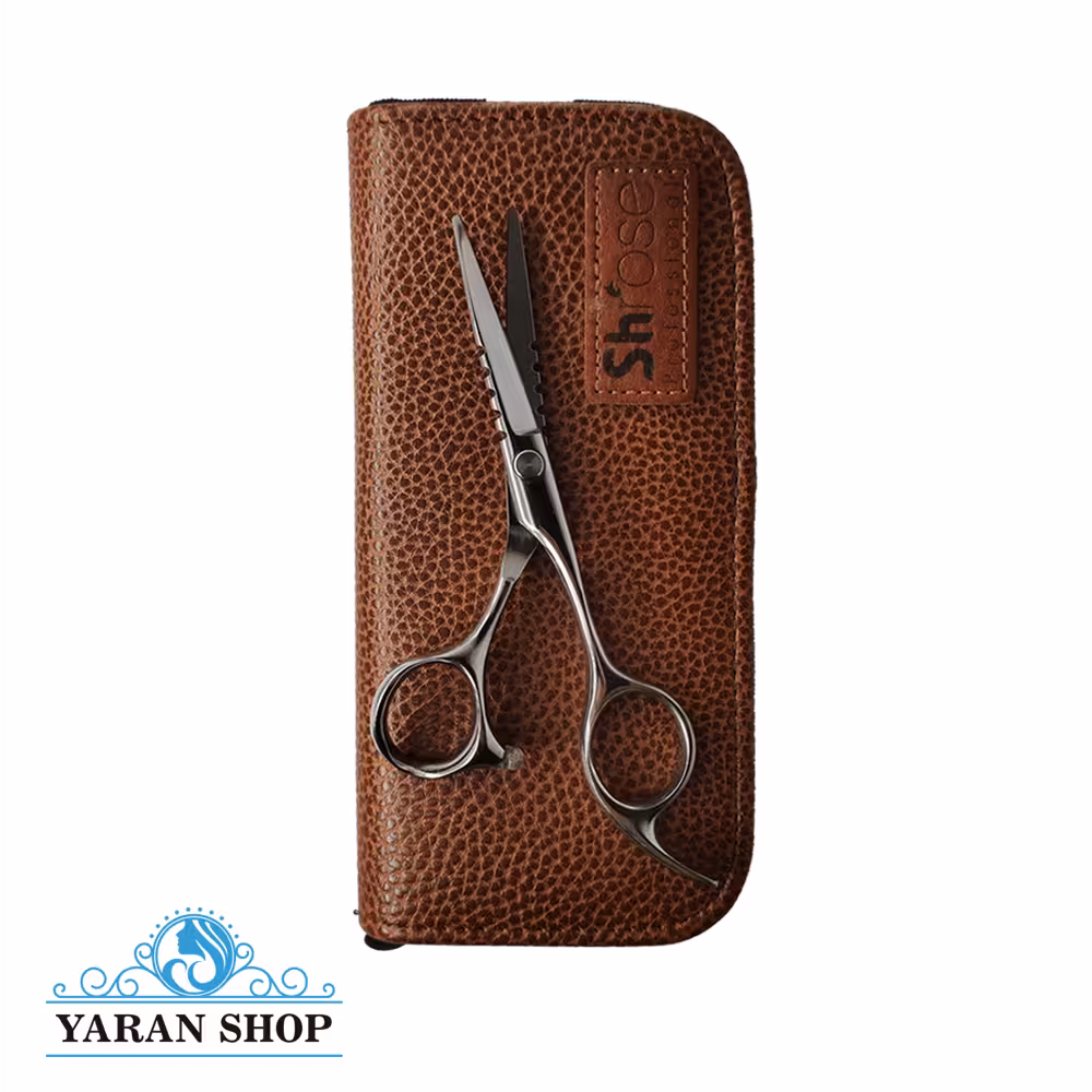 قیچی آرایشگاهی شی رز مدل - حرفه ای (با کیف محافظ)