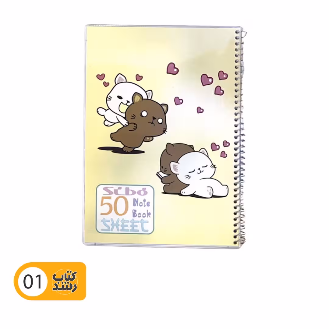 دفتر سیبو 50 برگ کارتونی