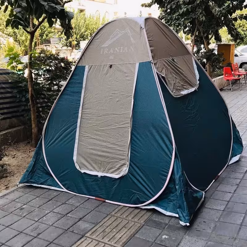 چادر مسافرتی 6 نفره سفارشی با کف ضخیم مناسب خانواده | amazonchi