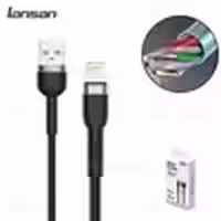 کابل لایتنینگ لنسن Lansan MH02 طول 1 متر شدت جریان 2.4 آمپر