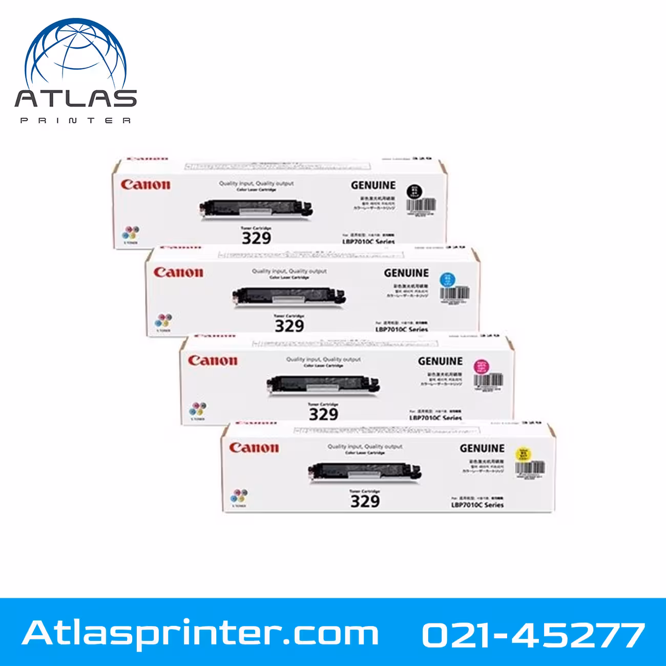 کارتریج ست چهار رنگ کانن Canon 329