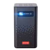 ارسال فوری  امکان خرید حضوری   ضمانت اصالت کالا   ویدئو پروژکتور قابل حمل و باتری دار بینتک مدل Byintek DLP Projector P20