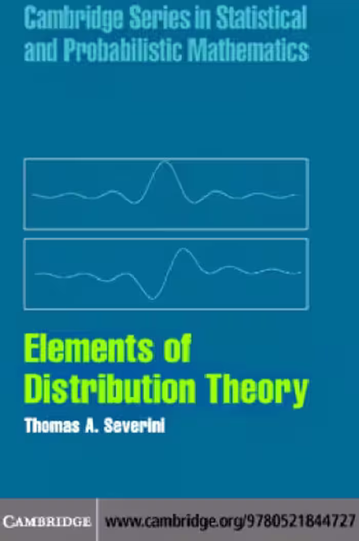 خرید و دانلود نسخه کامل کتاب Elements of distribution theory